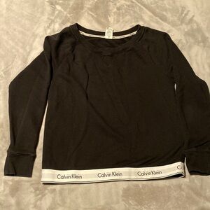 Calvin Klein Sleepwear Black Top